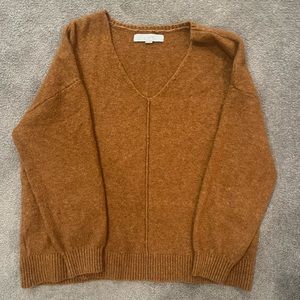 Burnt orange sweater